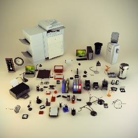 Office Clutter and Gadgets
